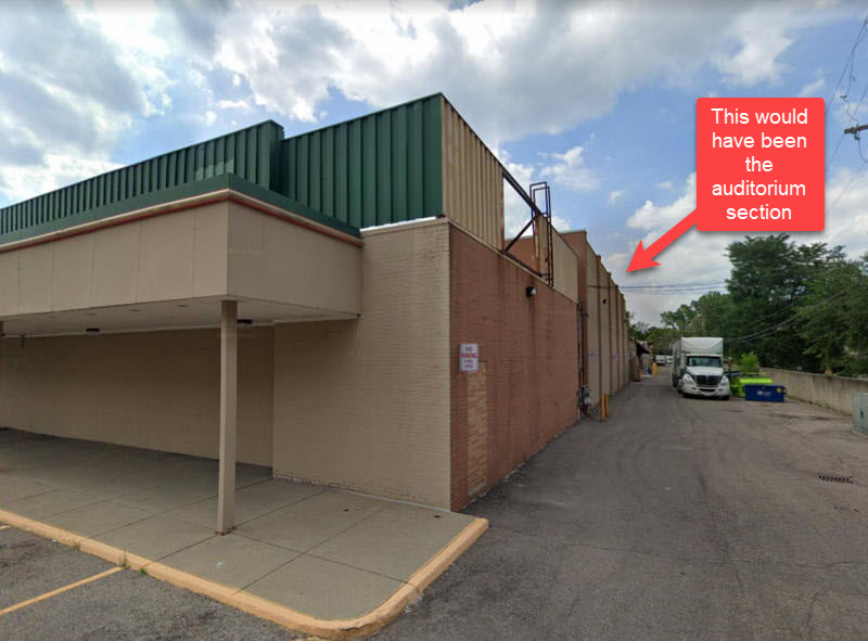 Riverland Theatre - Rear Of Building Showing Auditorium Area (newer photo)